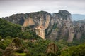 The Holy Monastery of Rousanou at the complex of Meteora monast Royalty Free Stock Photo