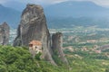 Holy Monastery of Rousanou or St. Barbara, Meteora, Greece Royalty Free Stock Photo