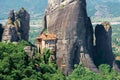 Holy Monastery of Roussanou at Meteora monasteries, Greece Royalty Free Stock Photo