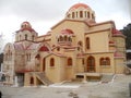 The Holy Monastery of Saints Cyprian and Justina - Fili, Attica, Greece Royalty Free Stock Photo