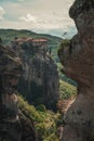 Holy Monastery of Varlaam in Meteora Royalty Free Stock Photo