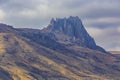 The holy mountain Beshbarmag in Azerbaijan Royalty Free Stock Photo