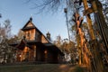 Holy Mountain Grabarka, Siemiatycze, Podlasie, Poland. Royalty Free Stock Photo