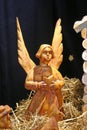 Holy nativiti scene, angel, Christmas exhibition in Klovicevi dvori, Zagreb 2015.