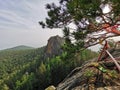 Holy places in the forest in Russia