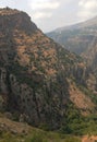 Lebanon: The holy Qadischa-valley in the lebenese mountains