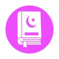 Holy Quran Isolated Vector icon that can be easily modified or edited Royalty Free Stock Photo