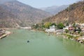 The holy river Ganges near Laxman Jhula in India