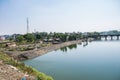 Holy River Kshipra near Dewas India Royalty Free Stock Photo