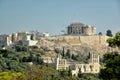 The Holy Rock of Acropolis Royalty Free Stock Photo