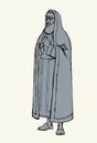 Old Pharisee Priest. Vector drawing