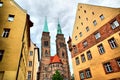 Holy Sebaldus Church in Nuremberg Royalty Free Stock Photo