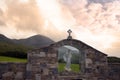 Holy shrine at croagh patrick Royalty Free Stock Photo