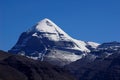 Holy Snow Mountains Kailash in Tibet Royalty Free Stock Photo