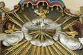 Holy Spirit Bird statue on the high altar at Saint Ana Church in Lobor, Croatia