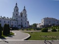 The Holy Spirit Cathedral on a sunny day. Minsk. Royalty Free Stock Photo