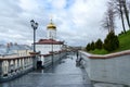 Holy Spirit monastery and stairs to Uspenskaya hill, Vitebsk