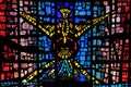 Holy Spirit Staing Glass window Royalty Free Stock Photo