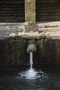 Holy Spring Water Tirta Empul Hindu Temple , Bali Indonesia. Royalty Free Stock Photo