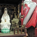 Holy statues in a temple