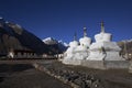 Holy Stupa at Zanskar valley,Ladakh,India Royalty Free Stock Photo