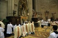 Holy Thursday, Mass Lord`s Supper in Zagreb Cathedral