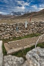 The holy tomb of Upper Shimshal surrounded by the beautiful mountains