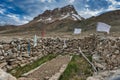 The holy tomb of Upper Shimshal surrounded by the beautiful mountains