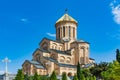 Holy Trinity Cathedral church Tbilissi Georgia Europe landmark