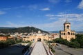 Holy Trinity Cathedral and city view, Tbilisi