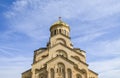 Holy Trinity Cathedral (Sameba) is the main cathedral of the Georgian Orthodox Church. Tbilisi, Georgia