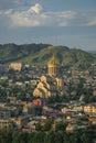 Holy Trinity Cathedral of Tbilisi in Georgia Royalty Free Stock Photo