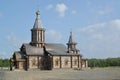 Holy Trinity Cathedral of the Trifonov-Pechengsky man's monastery. Murmansk region