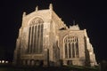 Holy Trinity Church, Blythburgh, Suffolk, England at night Royalty Free Stock Photo