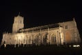 Holy Trinity Church, Blythburgh, Suffolk, England at night Royalty Free Stock Photo