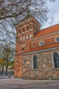 Holy Trinity Church Helga Trefaldighets kyrka in Uppsala. One of the oldest churches in Sweden Royalty Free Stock Photo