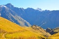 Holy Trinity Church, Kazbegi, Georgia Royalty Free Stock Photo