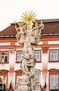 Holy trinity column, Brno, Moravia, Czech republic, yellow filter Royalty Free Stock Photo