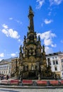 A Holy Trinity Column Olomouc, a monument built for the glory of God between 1716 and 1754 Royalty Free Stock Photo