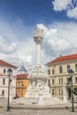 Holy Trinity Column on the Trg Svetog Trojstva Square in the Osijek Fortress, called Tvrdja, in the Northern Croatia