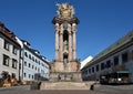 Holy Trinity Column - Trojan Pillar, Banska Stiavnica, Slovakia, UNESCO Royalty Free Stock Photo