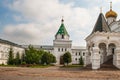 Holy Trinity Ipatiev monastery at dawn. Ipatiev monastery in the Western part of Kostroma on the banks of the same river near its Royalty Free Stock Photo