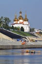 Holy Trinity Monastery. Architecture monument, Tyumen, Russia.