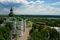 Holy Trinity Monastery in Chernihiv, Ukraine, view from above Royalty Free Stock Photo