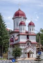 The Holy Trinity Sf. Treime church in Petrosani, Romania.