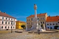 Holy trinity square in Tvrdja historic town of Osijek