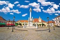 Holy trinity square in Tvrdja historic town of Osijek