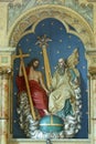 Holy Trinity Statue On The Main Altar In The Church Of The Holy Trinity In Krapinske Toplice, Croatia