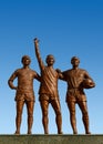 Holy Trinity Statue Outside the Manchester United Stadium, Old Trafford