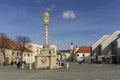 Holy Trinity statue at Trnava Royalty Free Stock Photo